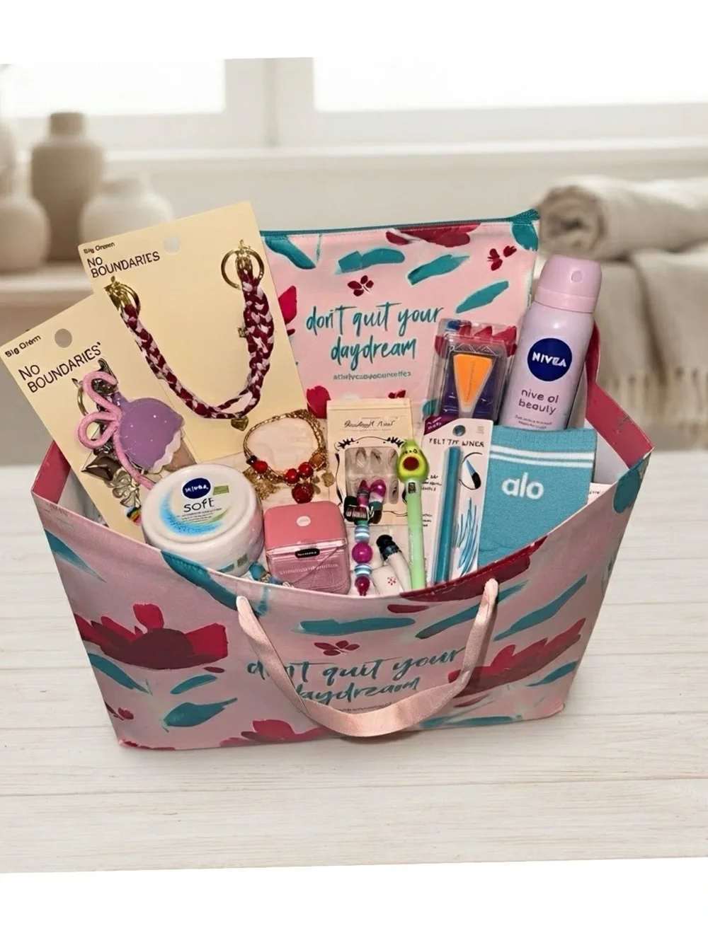 Huge Y2K Beauty & Skincare Bundle – Brand New! Yoga Socks, EOS, Nivea, & More ✨